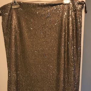 White House black market sequin skirt